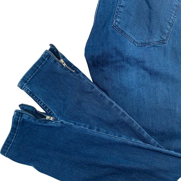 Denim Hunter Celina Zip Custom  dark blue denim Jeans size 31 - Picture 7 of 16